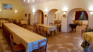 Panoramica sala ristorante Agriturismo Regno di Marzagaglia Gioia del Colle