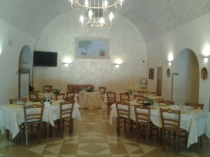 Sala ristorante agriturismo "Regno di Marzagaglia"