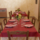 Sala ristorante all'Agriturismo Regno di Marzagaglia